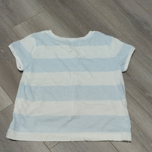 Blue and White Striped T-Shirt - Picture 5 of 6